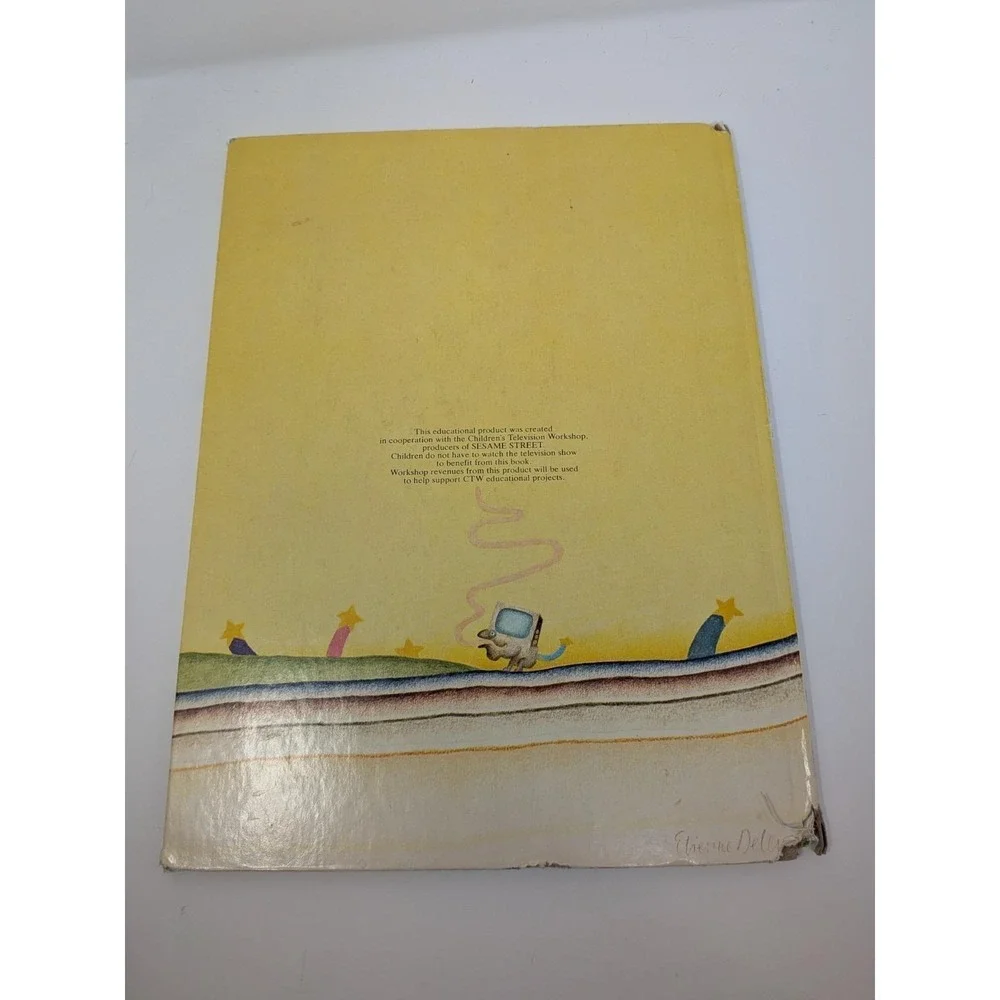 RARE Vintage Golden book Being Green Sesame Street Joe Raposo 1973